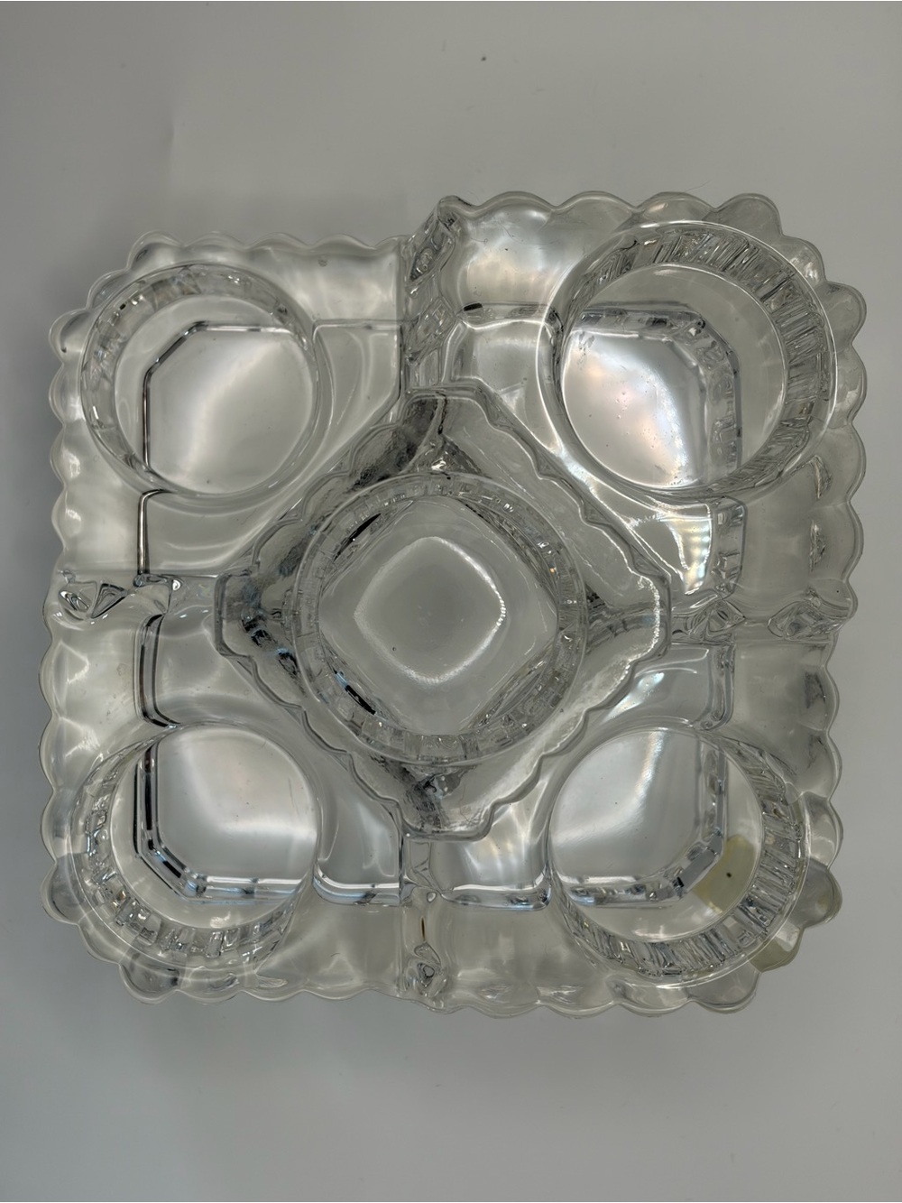 Party lite Leaded Glass Votive Candle Holder - Picture 3 of 5
